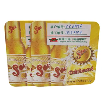 Wholesale Eco-friendly Cheap Square Custom Coasters in Bar