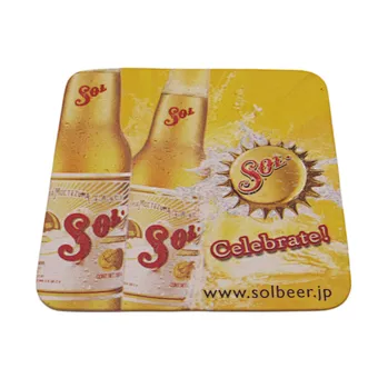 Wholesale Eco-friendly Cheap Square Custom Coasters in Bar